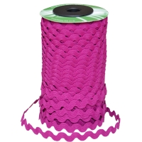 Ric Rac ribbon 8/9mm (25 m), Cardinal Pink 27